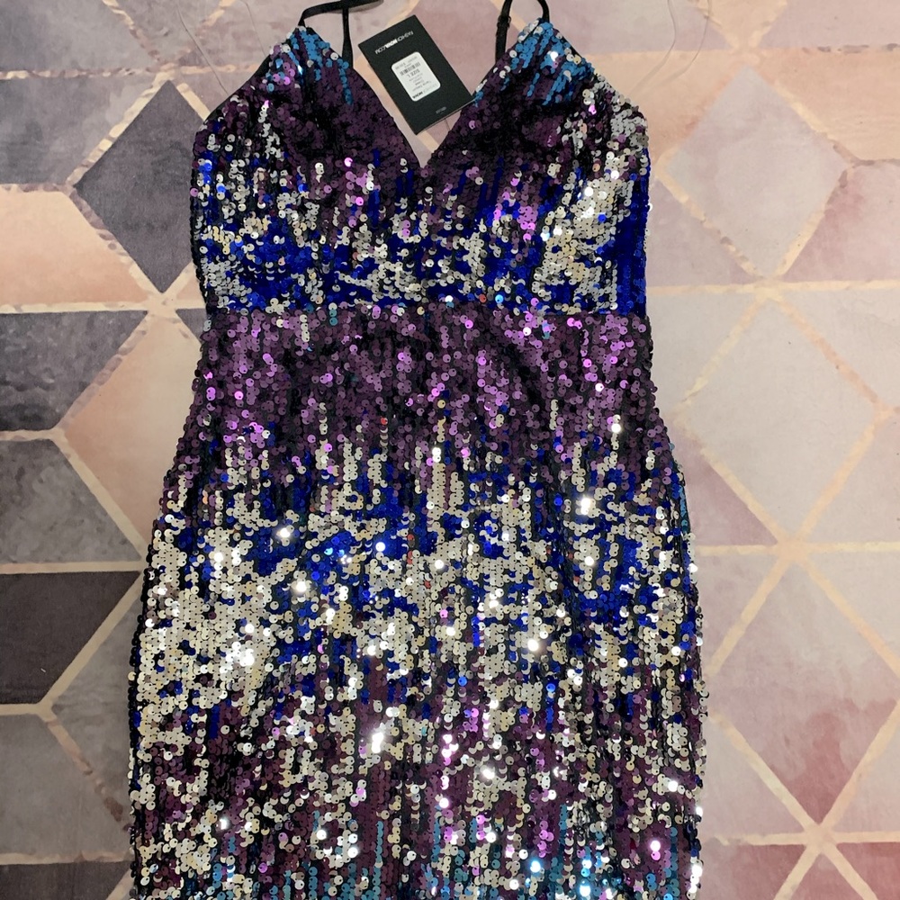 Sequins mini dress